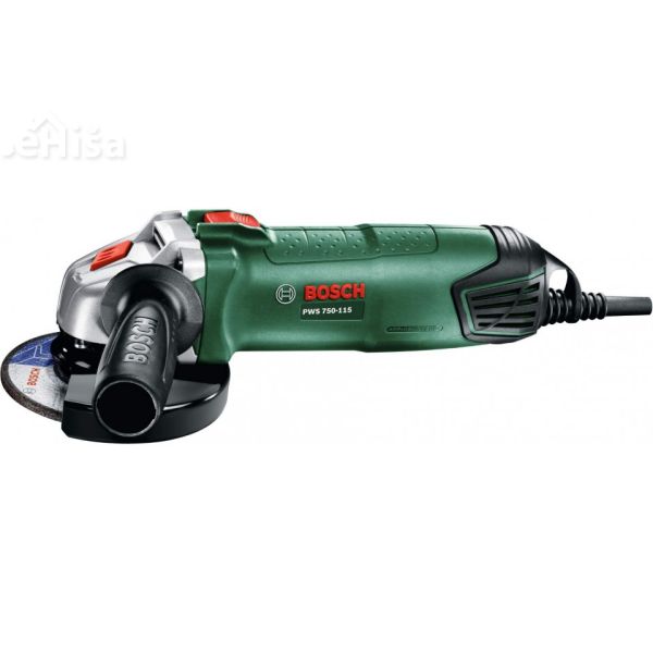 Kotni brusilnik PWS 750-115 BOSCH 06033A2420
