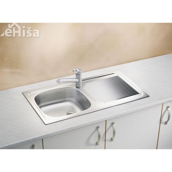 Kuhinjsko pomivalno korito BASIC 60 inox 860x435 mm ALVEUS 1008843

