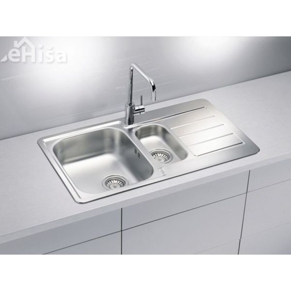 Kuhinjsko pomivalno korito in pol LINE 70 inox 790x500 mm z sifonom ALVEUS 1065684
