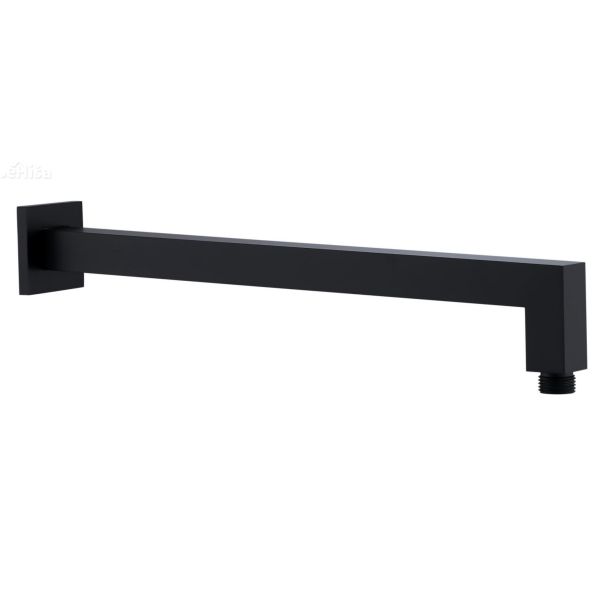 Nosilec nadgladne prhe SQ 375 mm črna UNITAS 12212B
