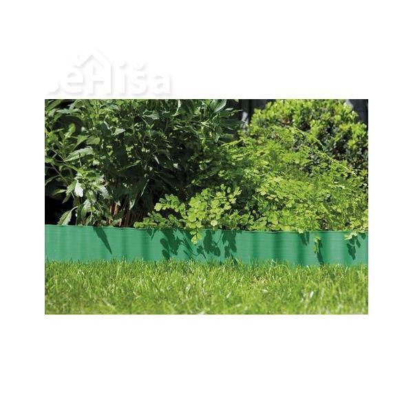 Ograda za obrobljanje travnih in vrtnih gred zelena višina 15cm dolzina 9m GARDENA 00538-20
