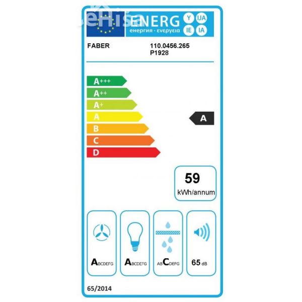 Otočna kuhinjska napa T-LIGHT ISOLA EV8  WH MATT A100 FABER 7612981804206
