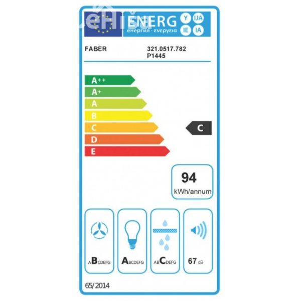 Otočna kuhinjska napa THEA ISOLA EV8 WH MATT F80 SC FABER 7612985430470
