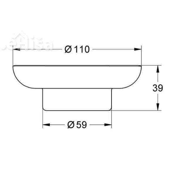 Podstavek za milo Essentials GROHE 40368001
