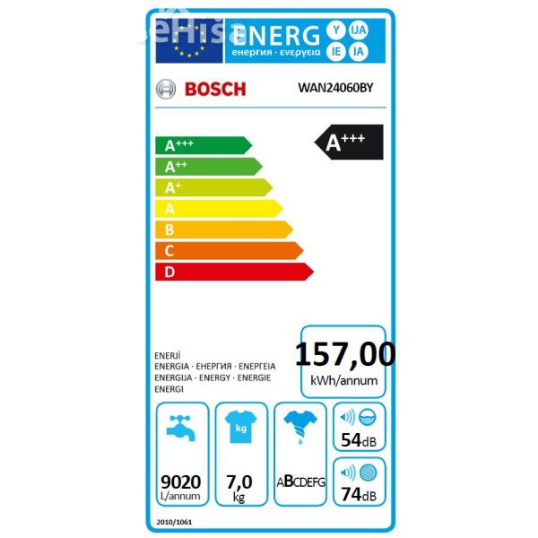 Pralni stroj BOSCH WAN24060BY
