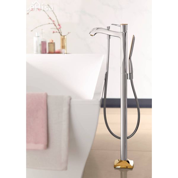 Samostoječa armatura za kopalno kad Metropol Classic z ročko krom HANSGROHE 31445000
