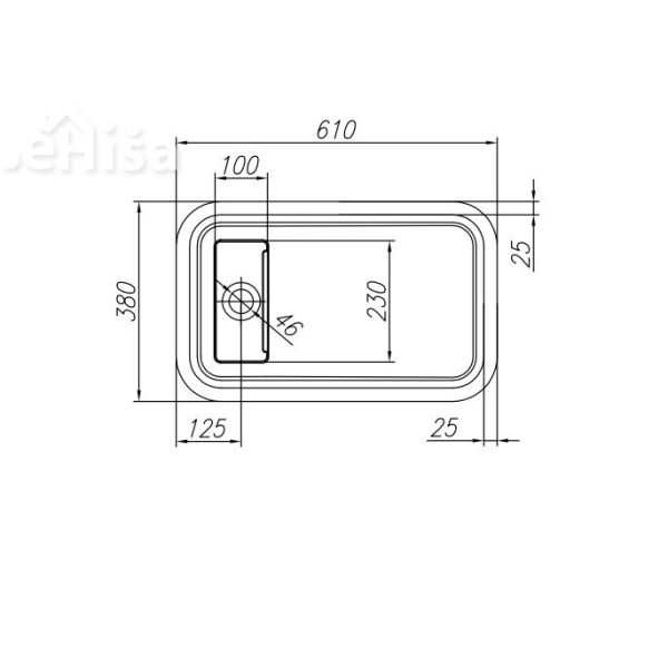 Samostoječi umivalnik basin 61x38x90 Ramona bela KOLPA-SAN 922610
