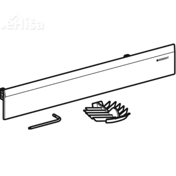 Set za fino montažo za stenski odtok črna mat GEBERIT 154.335.14.1
