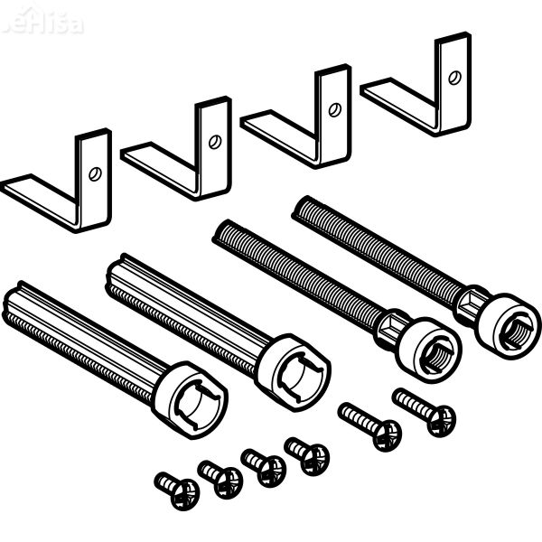 Set za podaljšanje aktivirnih tipk Sigma in Omega GEBERIT 240.938.00.1
