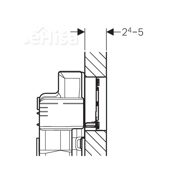 Aktivirna tipka za dvokoličinsko splakovanje-umbra steklo SIGMA 60 GEBERIT 115.640.SQ.1