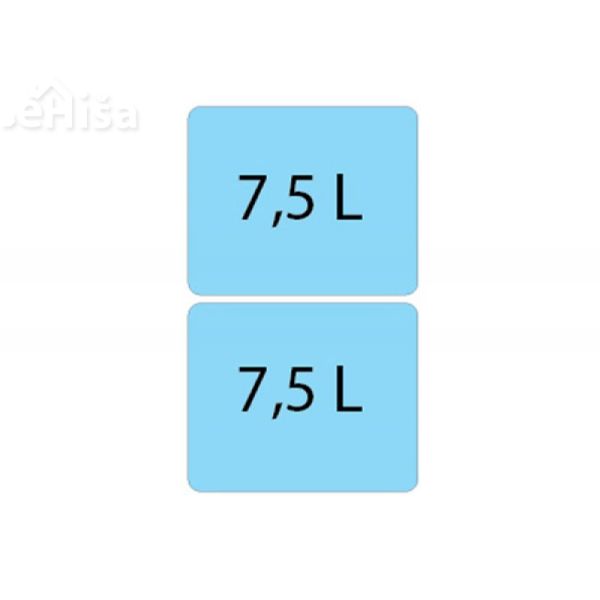 Sistem za ločeno zbiranje odpadkov Albio 10 dvojni 2x7,5 L ALVEUS 1090332
