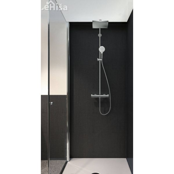 Termostatski tuš set z nadglavno prho Crometta E 240 krom HANSGROHE 27281000
