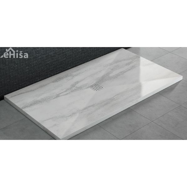 Tuš kad za vgradnjo pravokotna Lavolta 120x90 cm kerrock KOLPA-SAN

