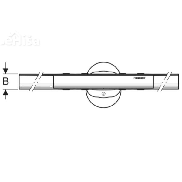 Tuš kanaleta CleanLine50 nerjavno jeklo 30-90 cm GEBERIT 154.446.KS.2
