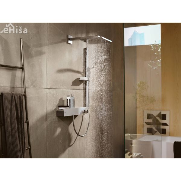 Tuš komplet z ročko in nosilcem Raindance Select S 90 cm brez armature krom HANSGROHE 27648000
