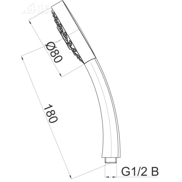 Tuš ročka Infinity a04 UNITAS 12043
