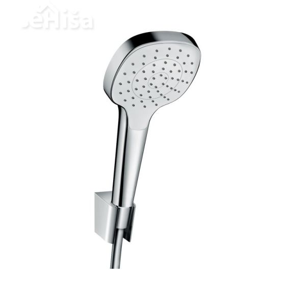 Tuš ročka Raindance Croma Select E s tuš cevjo 160 cm bela-krom HANSGROHE 26412400
