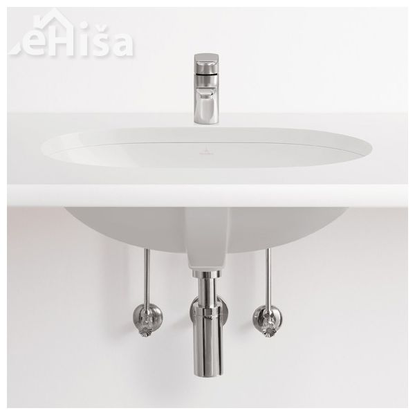 Vgradni umivalnik s prelivom 53x32 cm O.NOVO VILLEROY & BOCH
