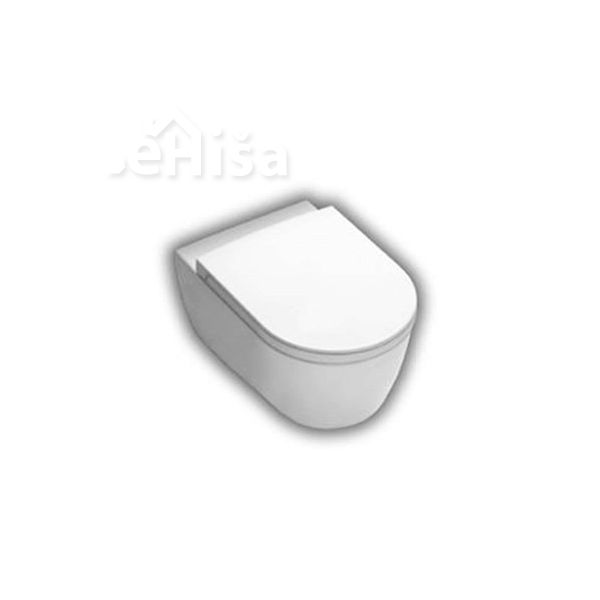 Viseča brezrobna WC školjka FUSION brez stranskih lukenj HATRIA Y1CC01
