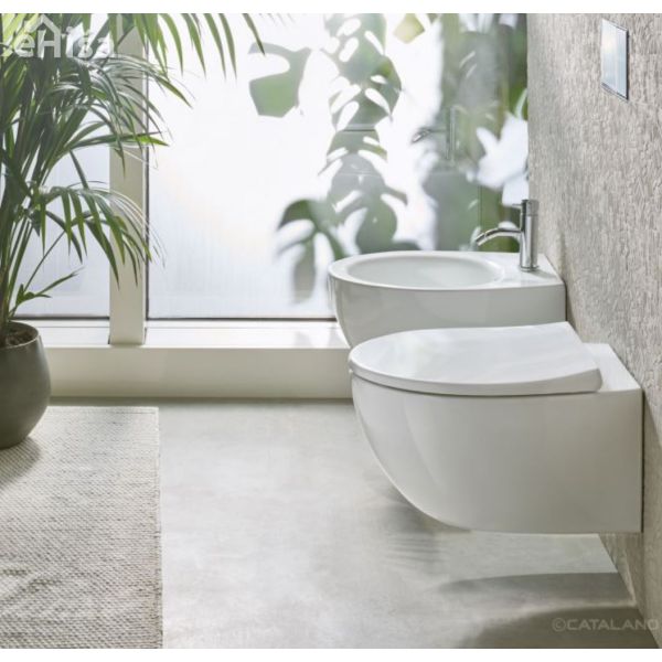 Viseča brezrobna WC školjka Italy Newflush 52x37 CATALANO 1VS52RIT00
