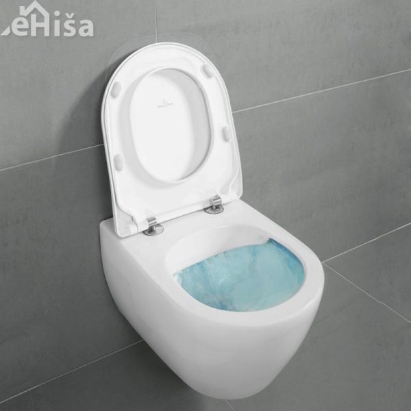 Viseča brezrobna WC školjka SUBWAY 2.0 white alpin VILLEROY & BOCH
