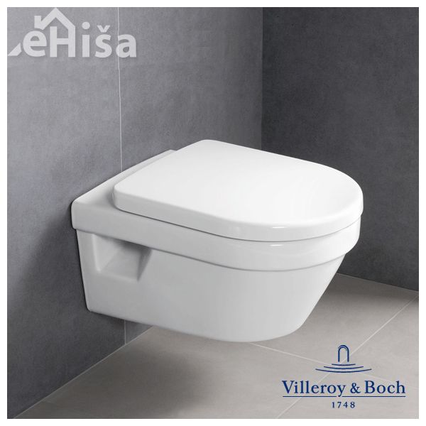 Viseča brezrobna WC školjka z desko s počasnim zapiranjem OMNIA ARHITECTURA VILLEROY & BOCH
