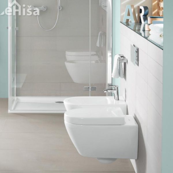 WC deska z navadnim zapiranjem Basic SUBWAY 2.0 VILLEROY & BOCH 9M686101
