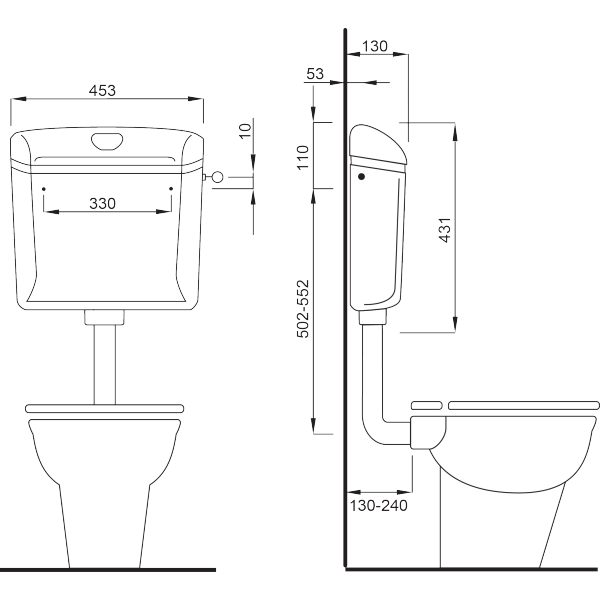 Wc kotliček nadometni Crystal bel LIV 7030424100
