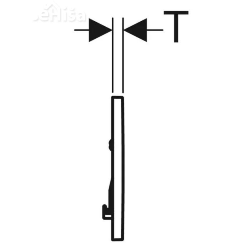 Aktivirna tipka za splakovanje Sigma30 bela mat-sijajni krom-mat bela start-stop GEBERIT 115.893.KJ.1
