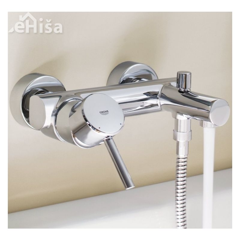 Enoročna armatura stenska za kopalno kad Concetto GROHE 32211001
