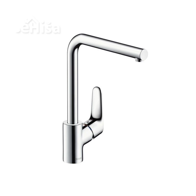 Enoročna kuhinjska armatura z vrtljivim izlivom Focus 280 krom HANSGROHE 31817000
