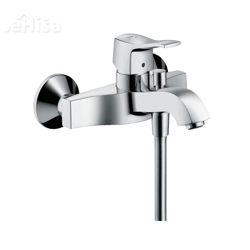 Enoročna stenska armatura za kopalno kad Metris Classic krom HANSGROHE 31478000
