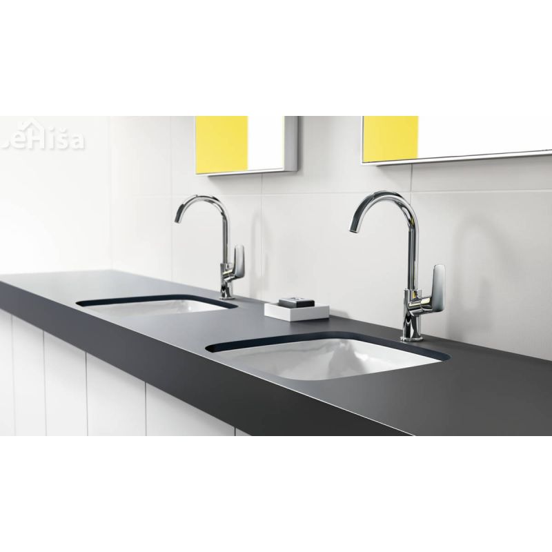 Enoročna umivalniška armatura Logis 210 vrtljiva krom HANSGROHE 71130000
