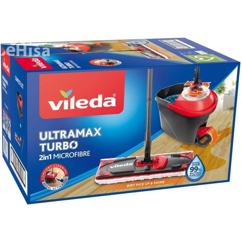Komplet za čiščenje tal Ultramax Turbo VILEDA 163425
