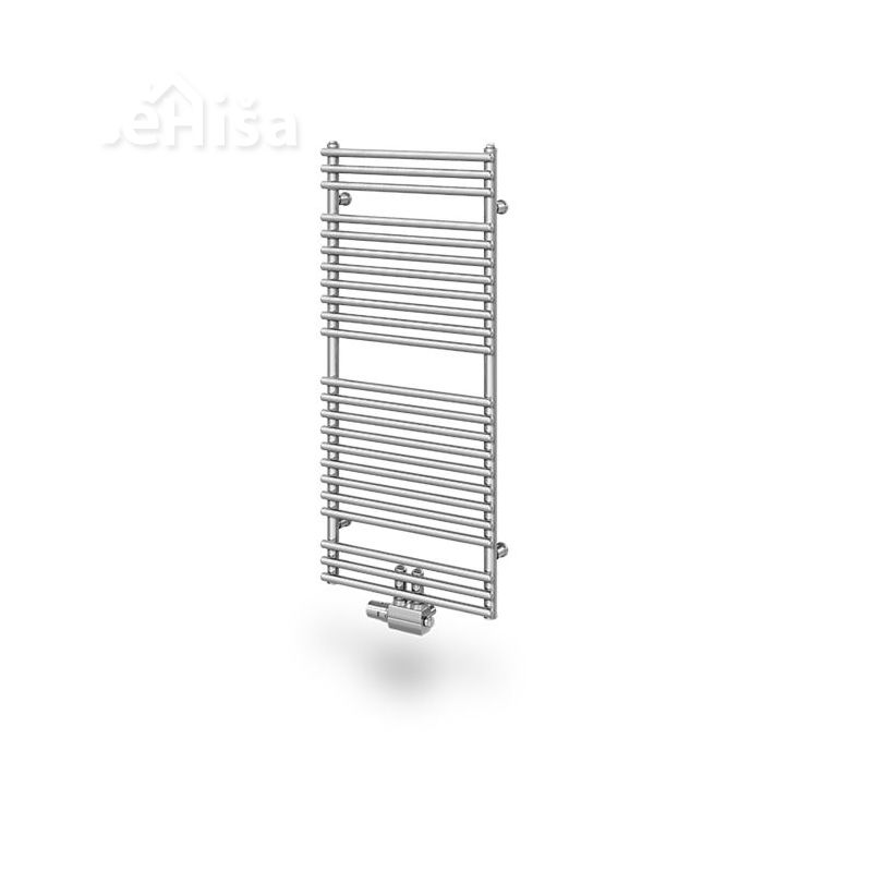 Kopalniški radiator ravni 600 x 1750 mm krom sredinski priklop RETTIG
