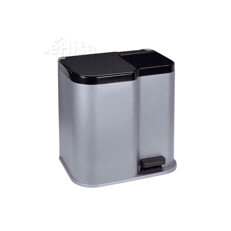 Kuhinjski koš za odpadke s predalom DUO 15 L   7 L srebrna-antracit CURVER 4027-491
