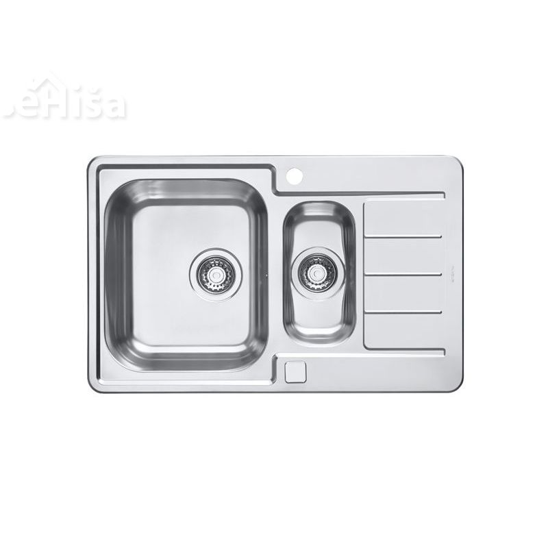 Kuhinjsko pomivalno korito in pol LINE MAXIM 70 inox 790x500 mm z sifonom ALVEUS 1089614
