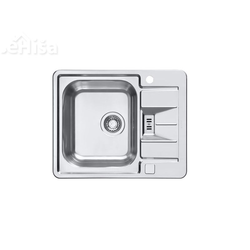 Kuhinjsko pomivalno korito inLINE MAXIM 60 inox 615x500 mm z sifonom ALVEUS 1085947
