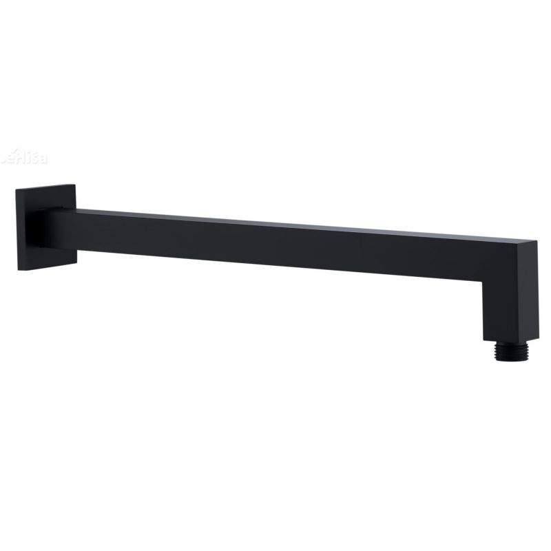 Nosilec nadgladne prhe SQ 375 mm črna UNITAS 12212B
