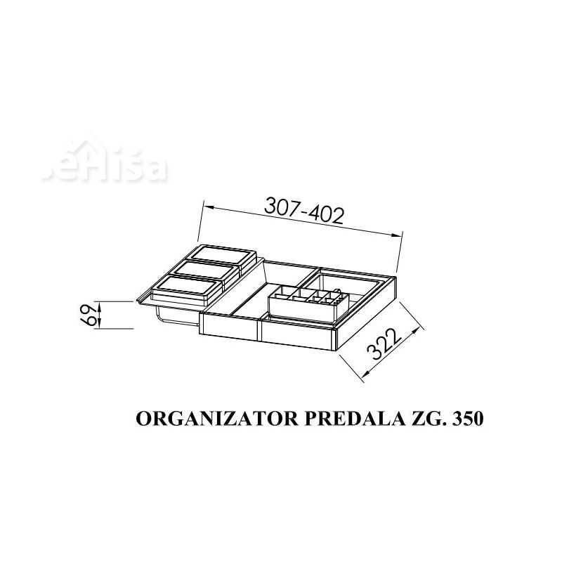 Organizator predala ZG.350 KOLPA-SAN 529470 | eHiša.si