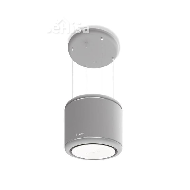 Otočna viseča kuhinjska napa ODETTE GREY MATT FABER 7612985522199

