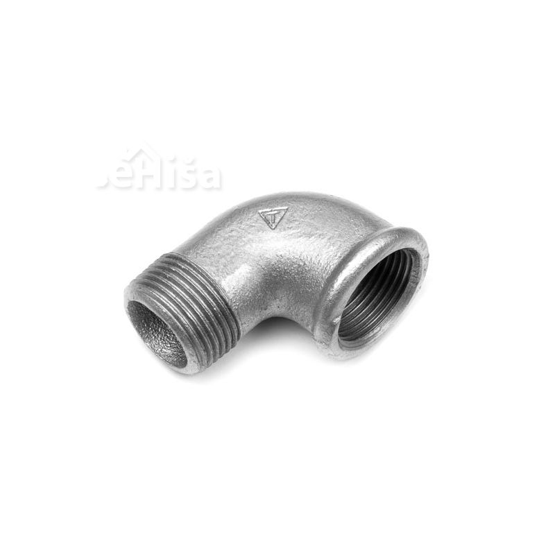 Pocinkano koleno 92 ZN 10 mm (3/8”) TITAN
