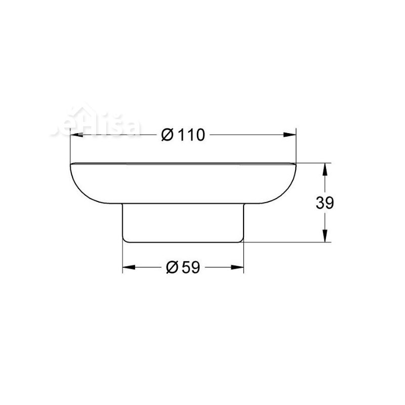 Podstavek za milo Essentials GROHE 40368001
