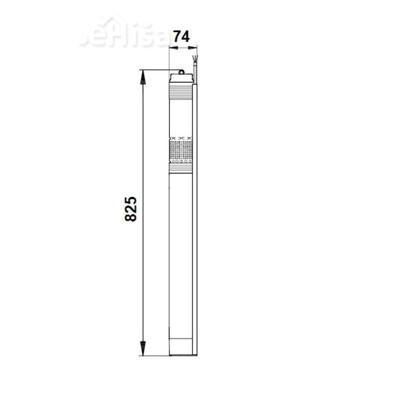 Potopna črpalka za vodo SQ 3-65 GRUNDFOS 96510207
