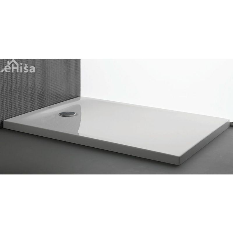 Pravokotna tuš kad Evelin Tray Q 120x80 cm vgradna bela KOLPA-SAN 593320
