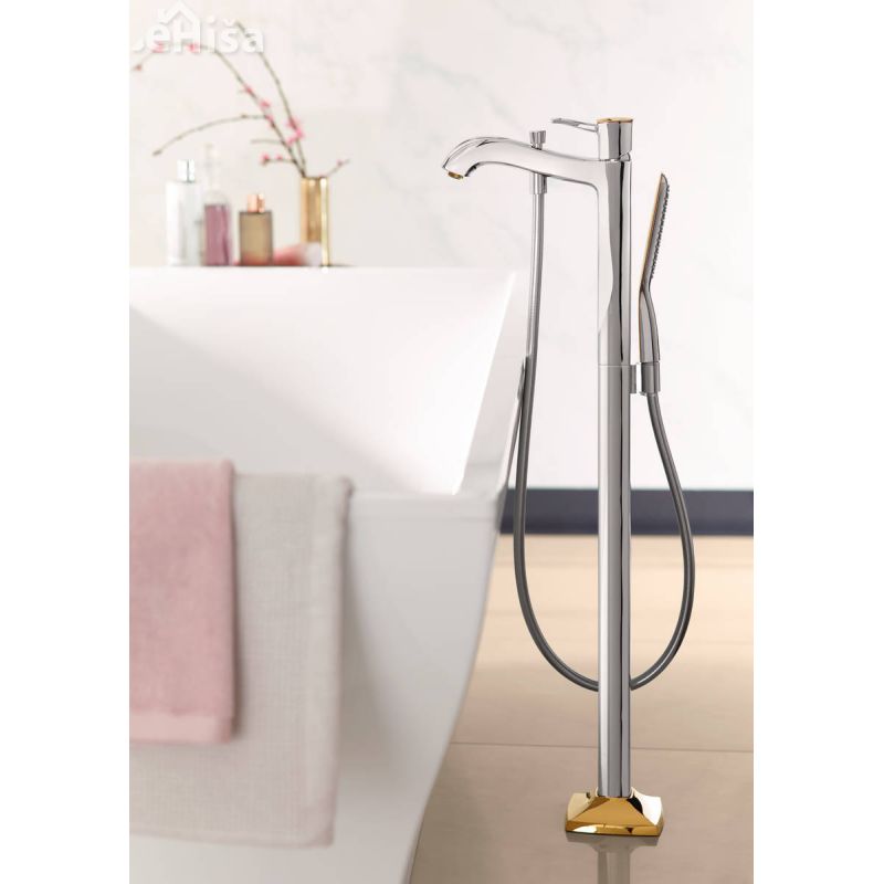 Samostoječa armatura za kopalno kad Metropol Classic z ročko krom HANSGROHE 31445000
