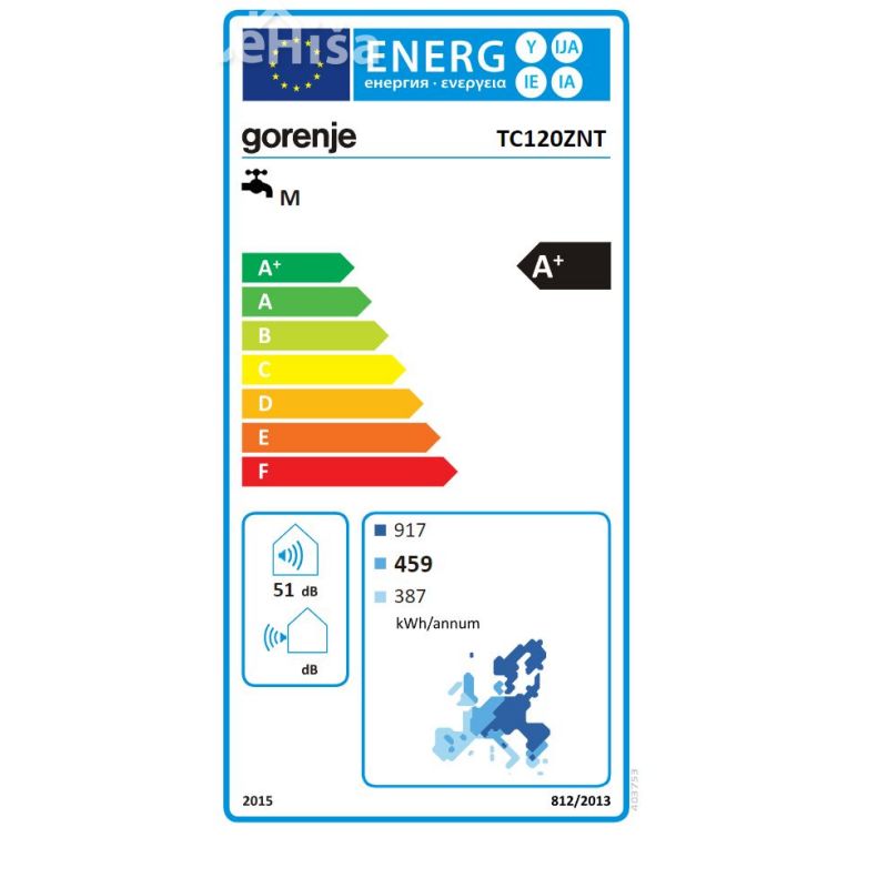 Sanitarna toplotna črpalka 120 L TC120ZNT GORENJE
