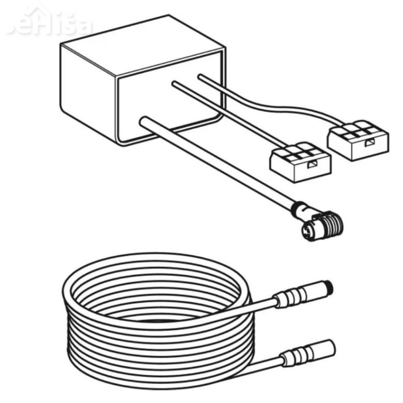 Set napajalnik 230V-12V z napajalnim kamblom za elektro dozo GEBERIT 115.335.00.1
