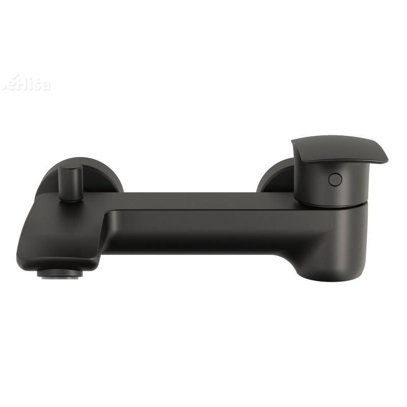Stenska armatura za kad Elite e30B black UNITAS 00373B
