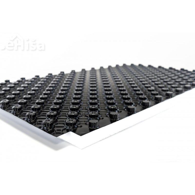 Talna plošča za talno ogrevanje z izolacijo debeline 52 mm - 1,12 m2 PlusLINE SILENZIO
